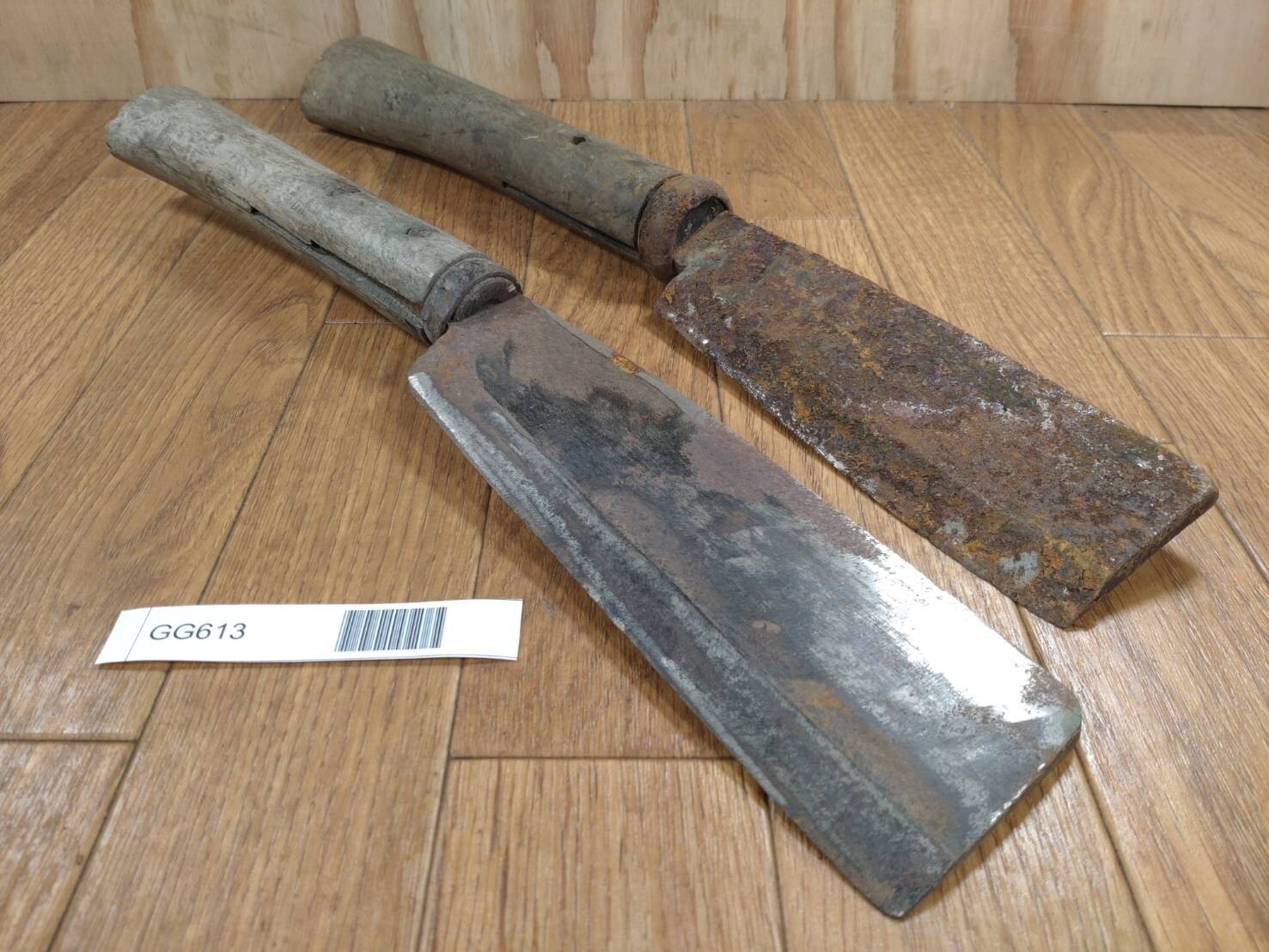 BROKEN DAMAGED Japanese Vintage Carpentry Tool NATA AXE ONO Hatchet SET GG613
