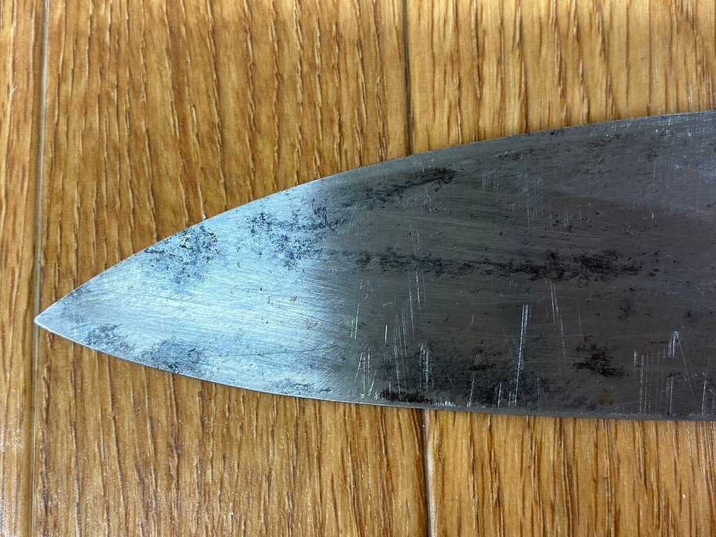 Japanese Chef's Kitchen Knife DEBA Vintage hocho OLD from Japan 134/265mm QA962