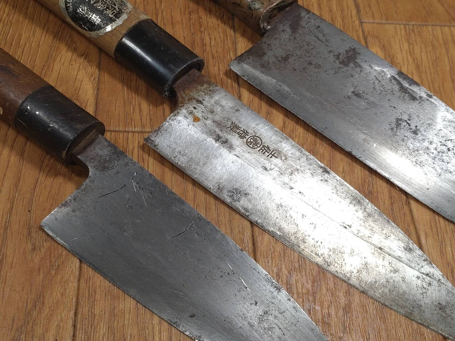 Japanese Chef's Kitchen Knife Set 3 Piece DEBA from Japan GG957