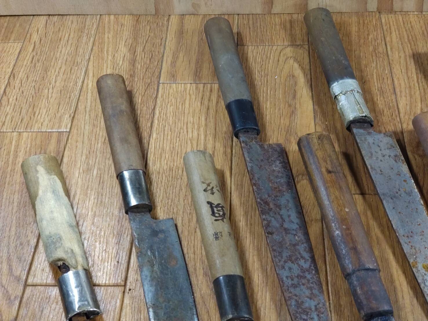 BROKEN DAMAGED Japanese Chef's Kitchen Knife Vintage Japan HOCHO HH155