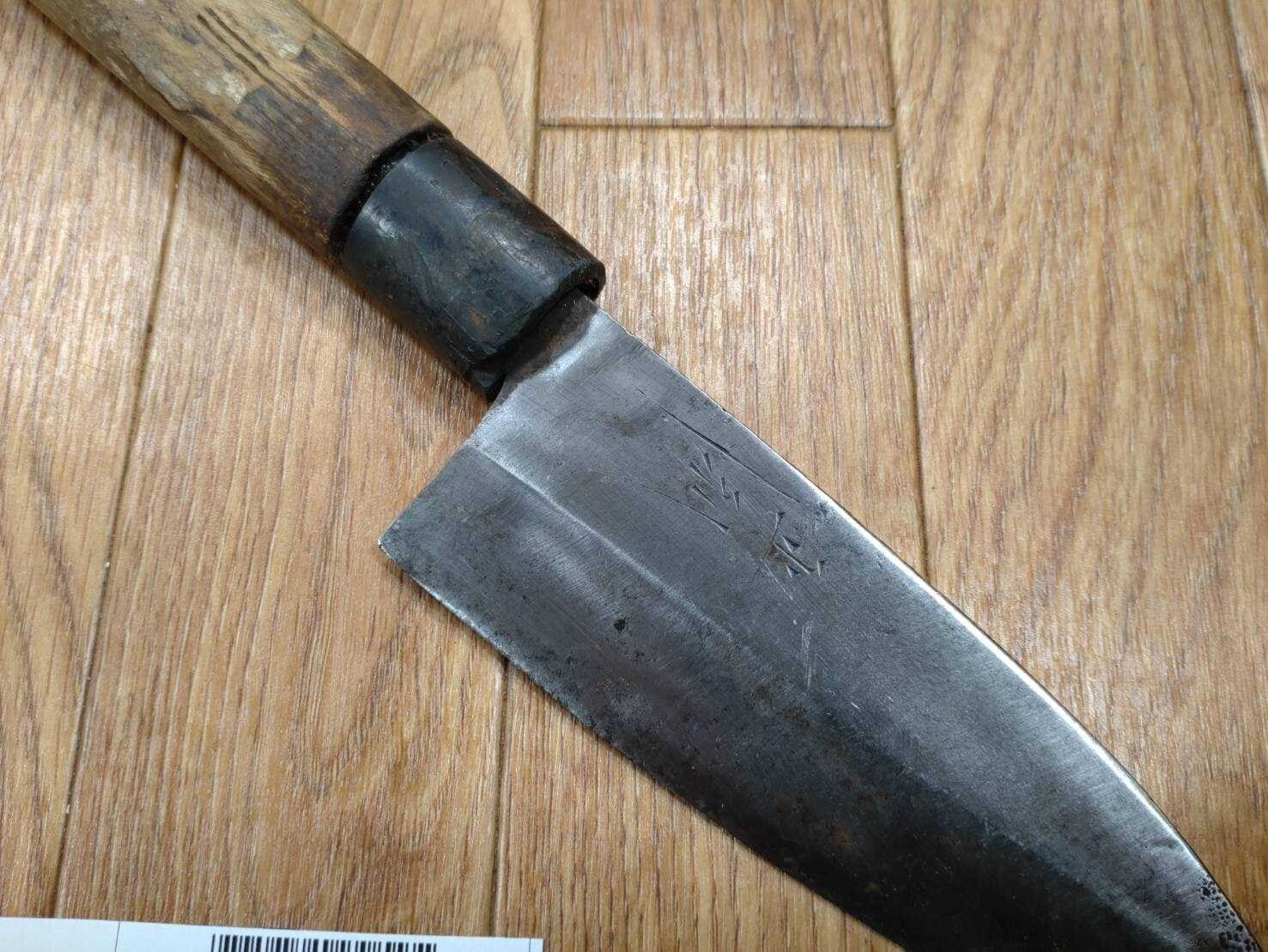 Japanese Chef's Kitchen Knife DEBA Vintage hocho OLD from Japan 140/268mm EM684