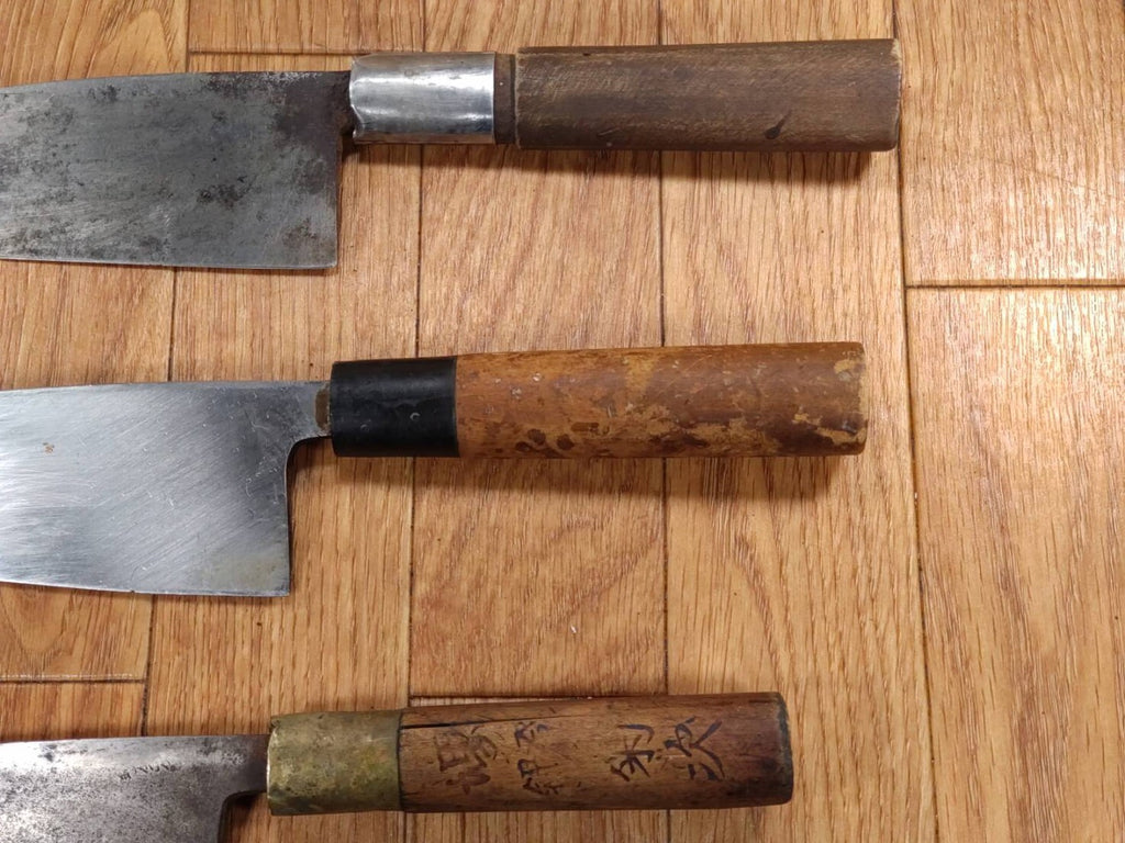 Japanese Chef's Kitchen Knife Set 3 Piece DEBA from Japan PA603