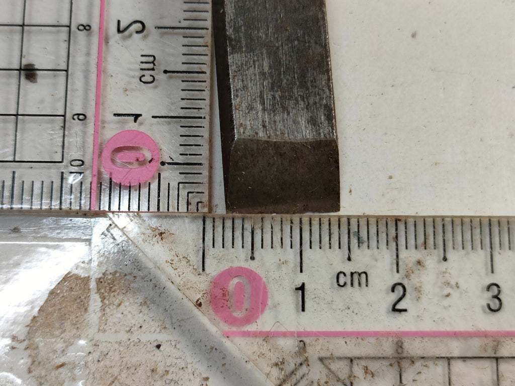 Japanese vintage chisel tataki Nomi Japan Signed Old 35.15.13.10.9mm UU052