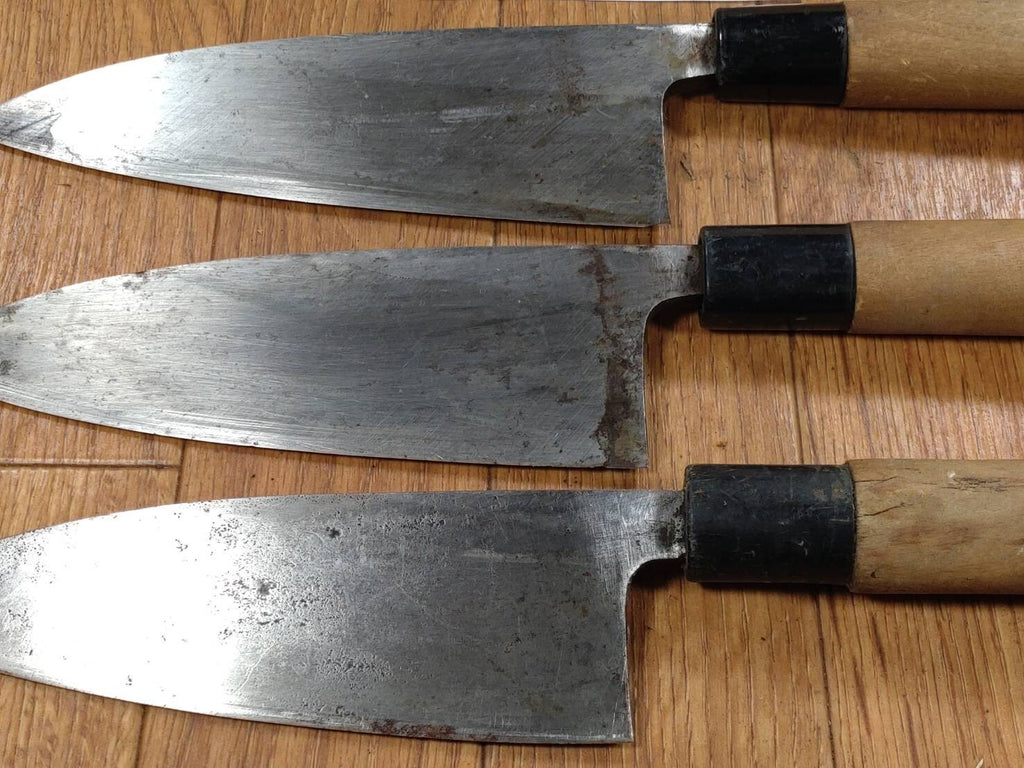 Japanese Chef's Kitchen Knife Set 3 Piece DEBA from Japan FF338