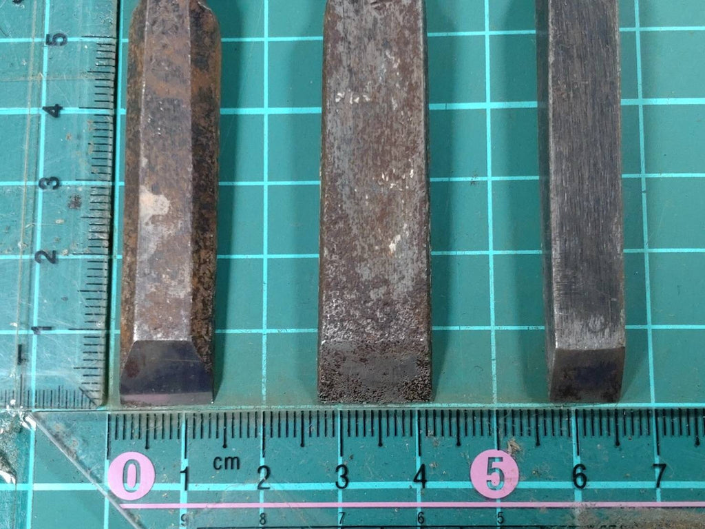 Japanese vintage chisel tataki Nomi Japan Signed Old 8.9.12.14.15mm FF573