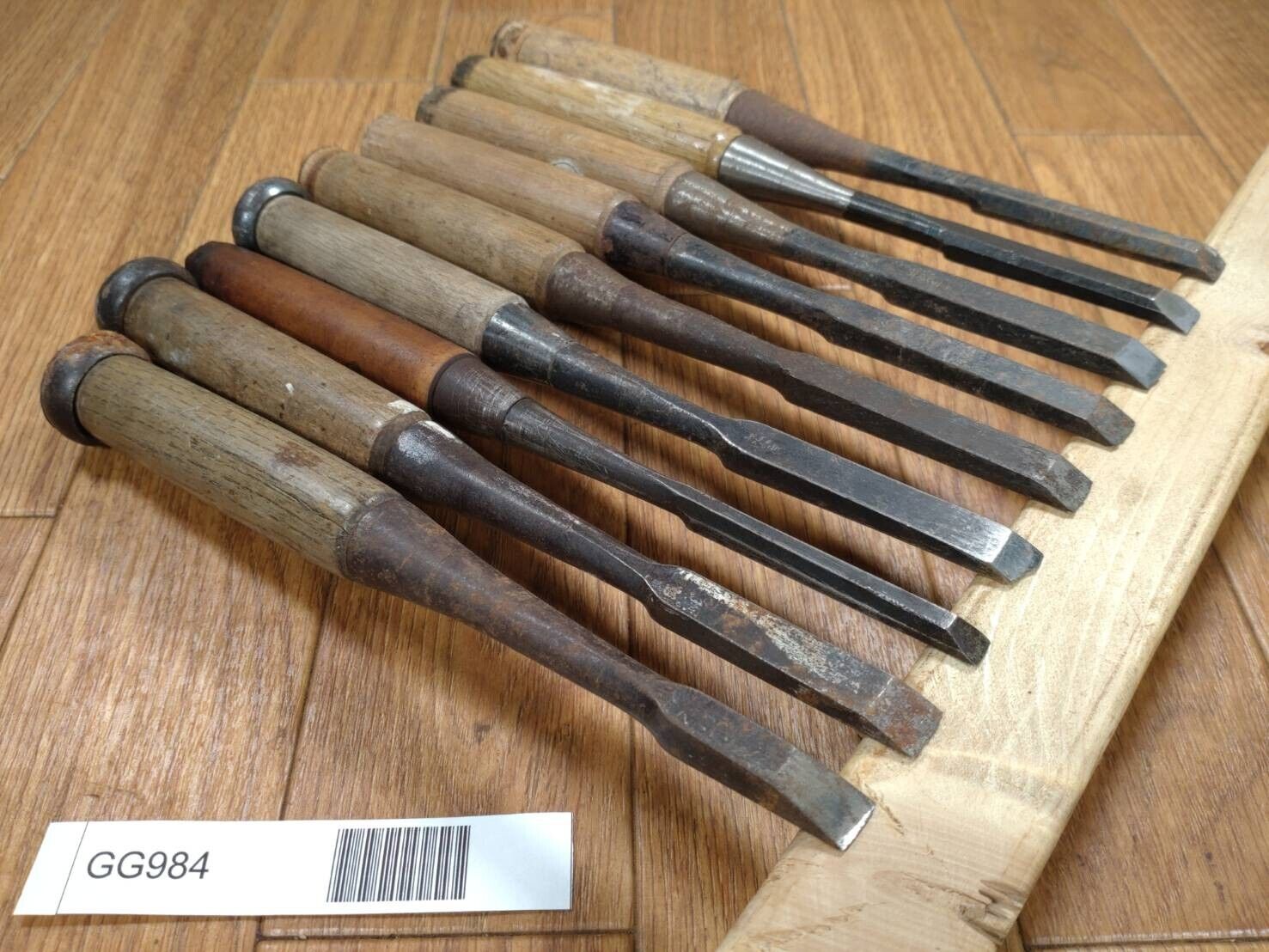 BROKEN DAMAGED Japanese vintage chisel Nomi 5.8.8.9.9.9.9.9.9.mm GG984