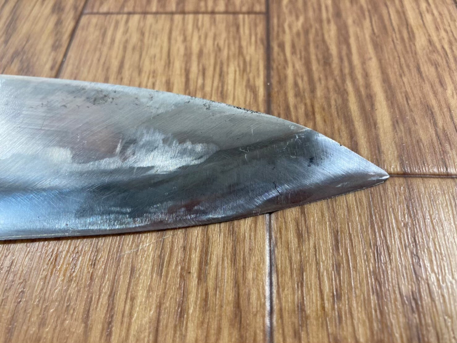 Japanese Chef's Kitchen Knife DEBA Vintage hocho OLD from Japan 147/288mm DL018