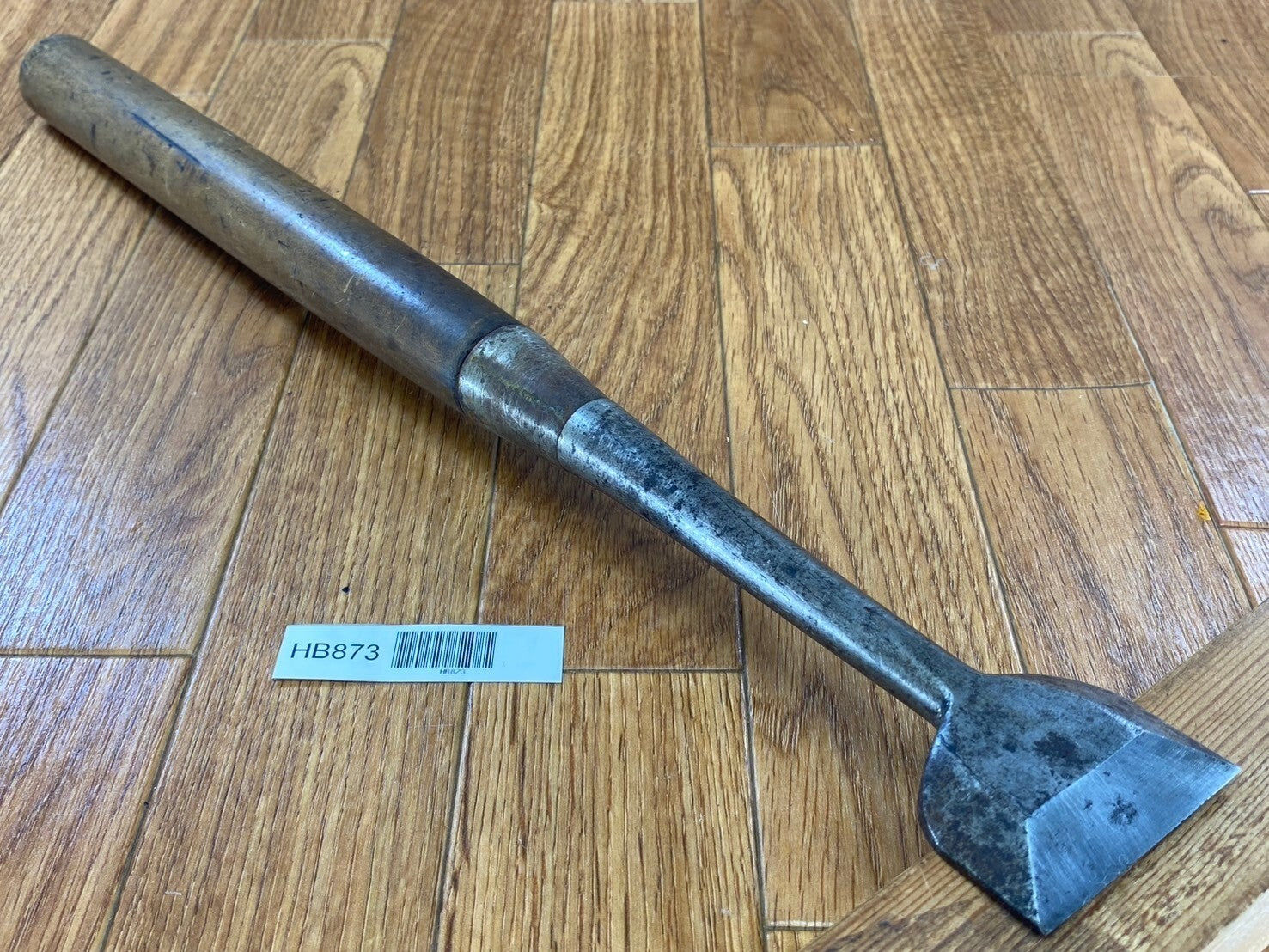 BROKEN DAMAGED Japanese vintage chisel Tsuki Nomi 52mm 452mm HB873