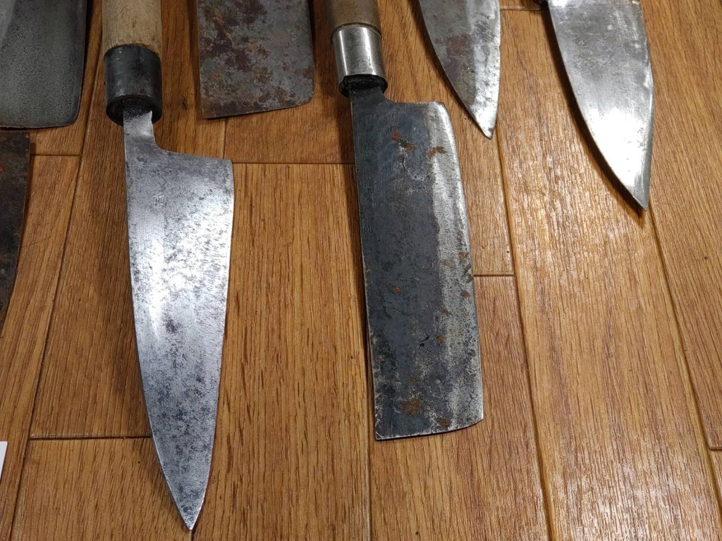 BROKEN DAMAGED Japanese Chef's Kitchen Knife Vintage Japan HOCHO FF861