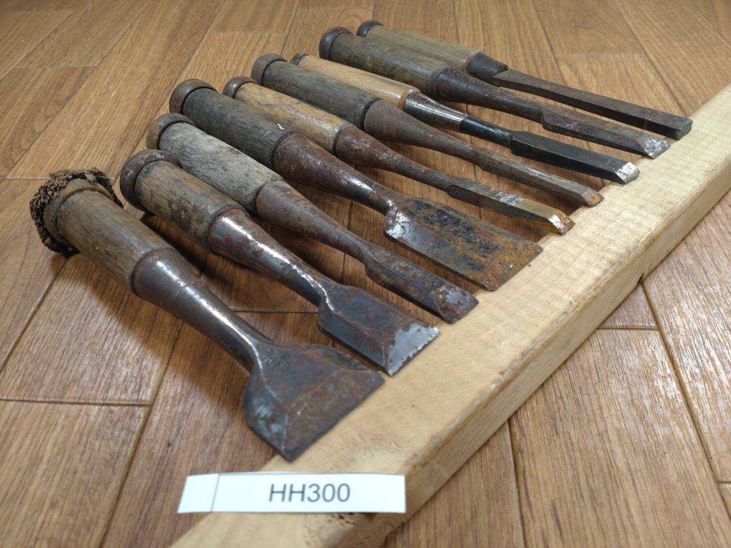 BROKEN DAMAGED Japanese vintage chisel Nomi 9.9.11.11.14.15.23.30.36mm HH300