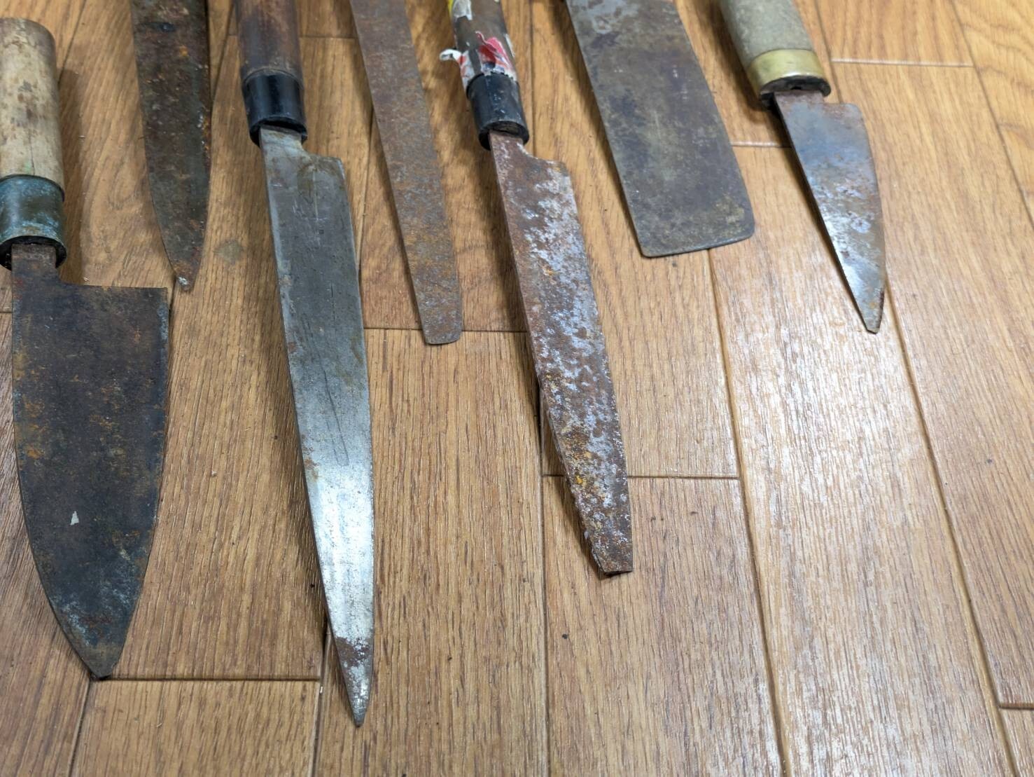 BROKEN DAMAGED Japanese Chef's Kitchen Knife Vintage Japan HOCHO JJ400