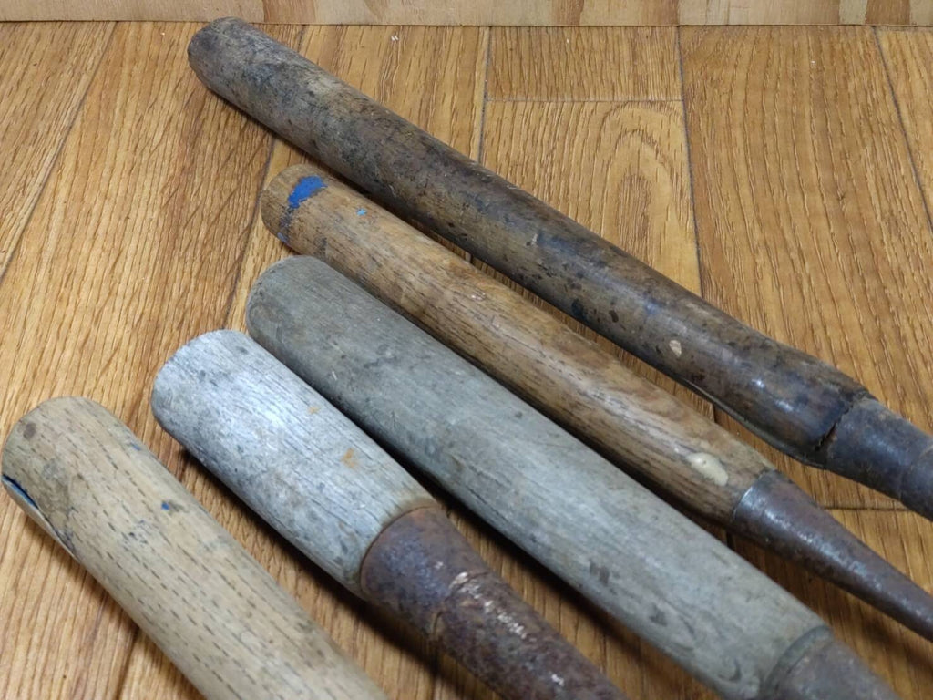 BROKEN DAMAGED Japanese vintage chisel Nomi 6.9.14.16.18.24.36mm HH295