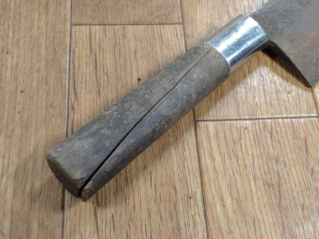 BROKEN DAMAGED Japanese Chef's Kitchen Knife Vintage Japan HOCHO FF799