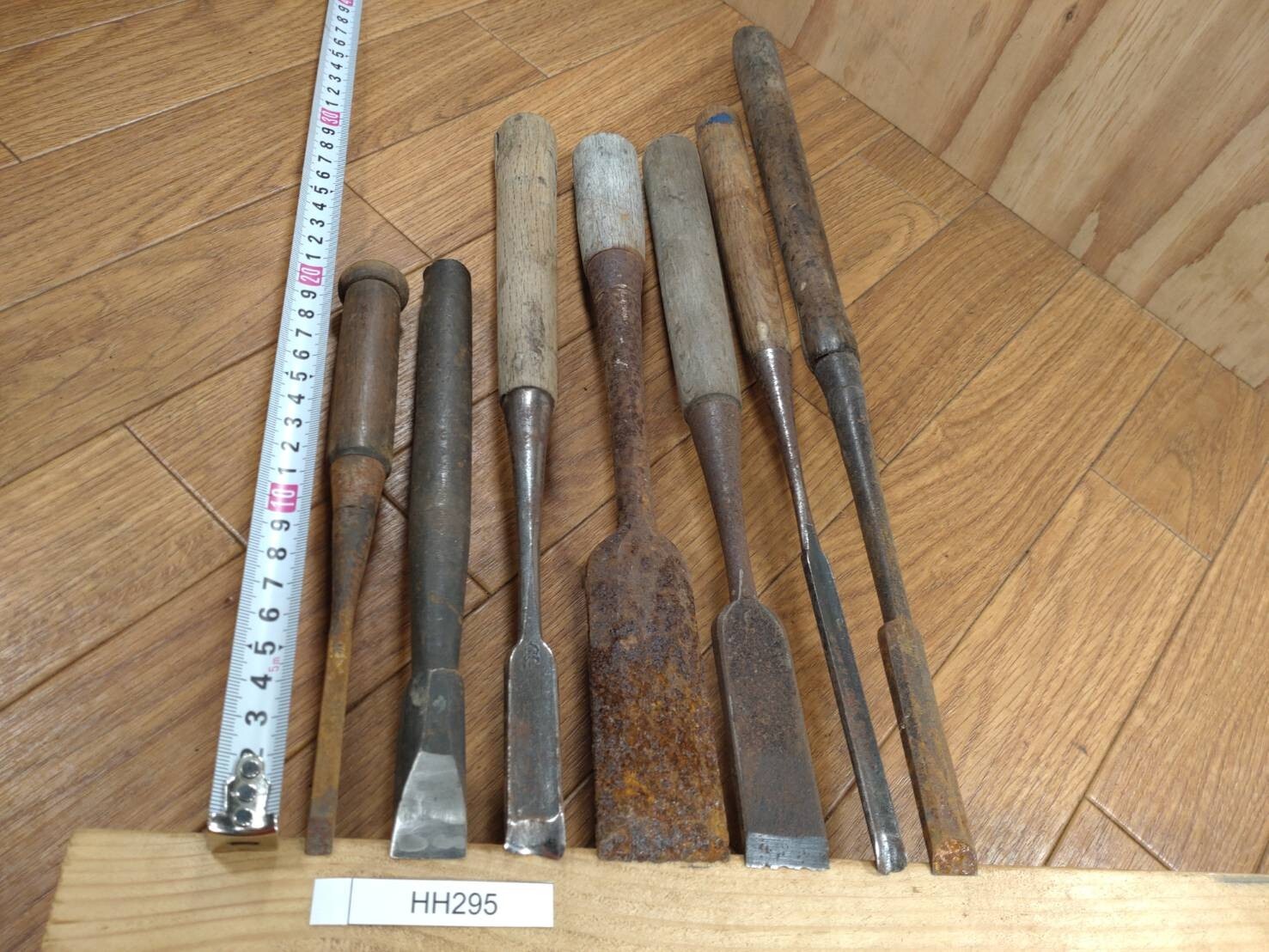 BROKEN DAMAGED Japanese vintage chisel Nomi 6.9.14.16.18.24.36mm HH295