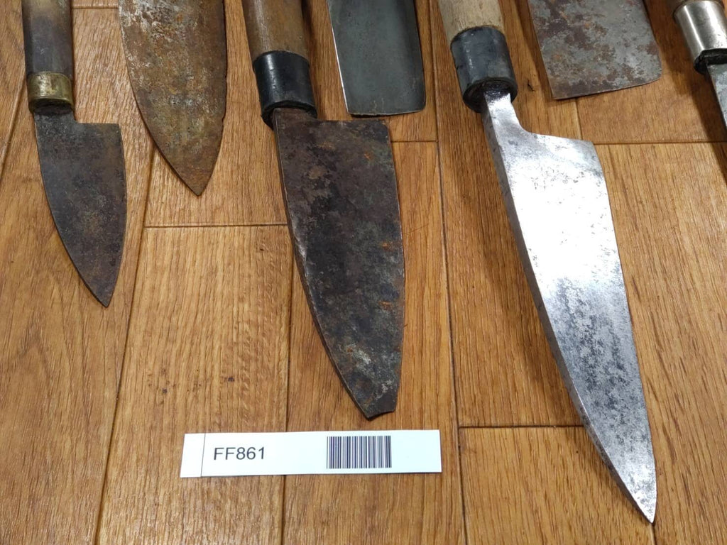 BROKEN DAMAGED Japanese Chef's Kitchen Knife Vintage Japan HOCHO FF861