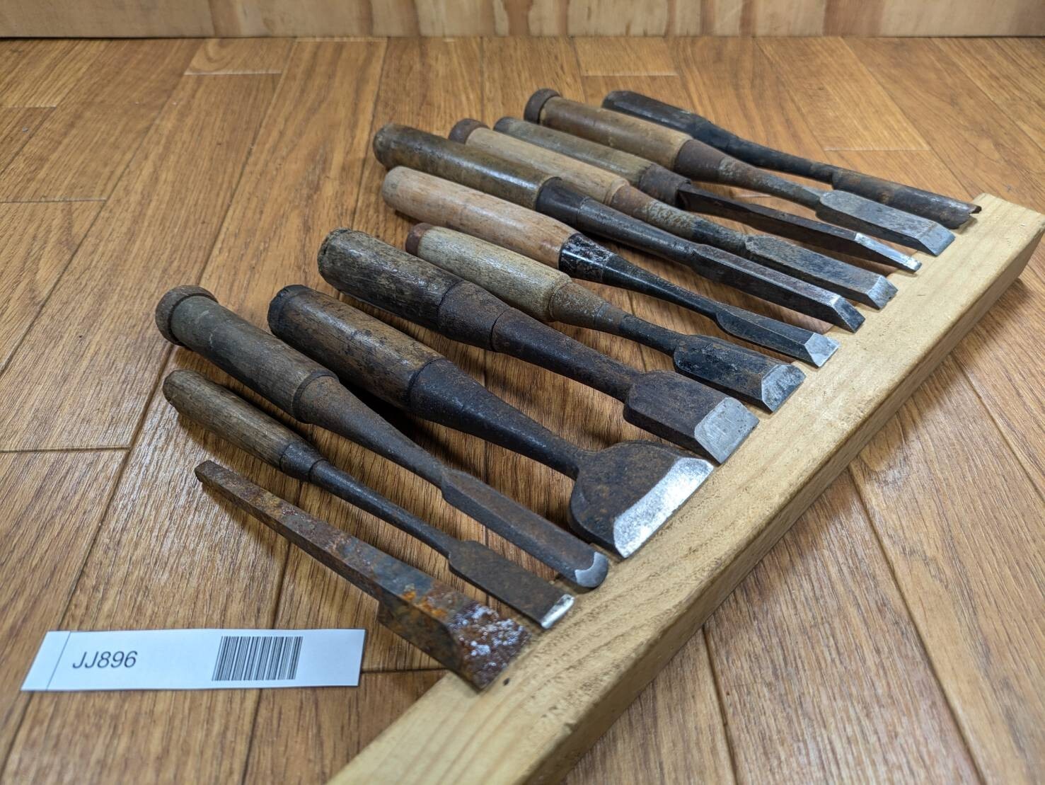 BROKEN DAMAGED Japanese vintage chisel 18.11.12.42.23.22.15.8.15.4.18.17mm JJ896