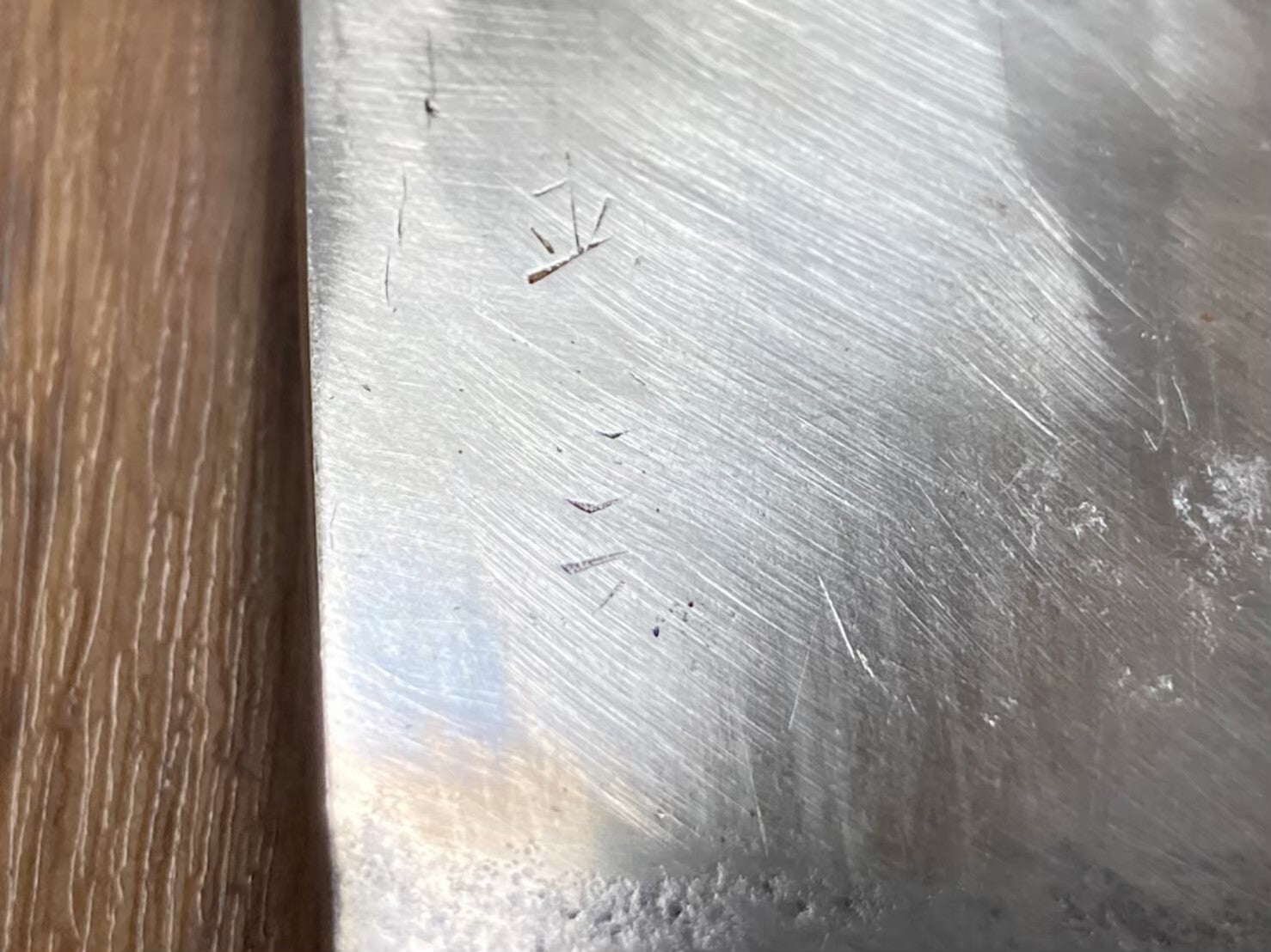 Japanese Chef's Kitchen Knife DEBA Vintage hocho OLD from Japan 147/288mm DL018