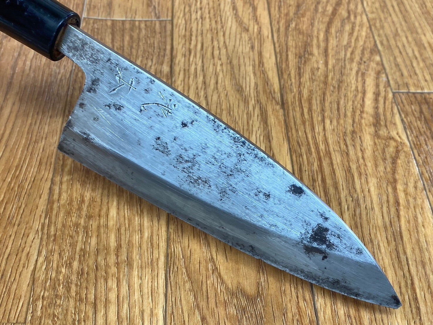 Japanese Chef's Kitchen Knife DEBA Vintage hocho OLD from Japan 152/295mm HB620