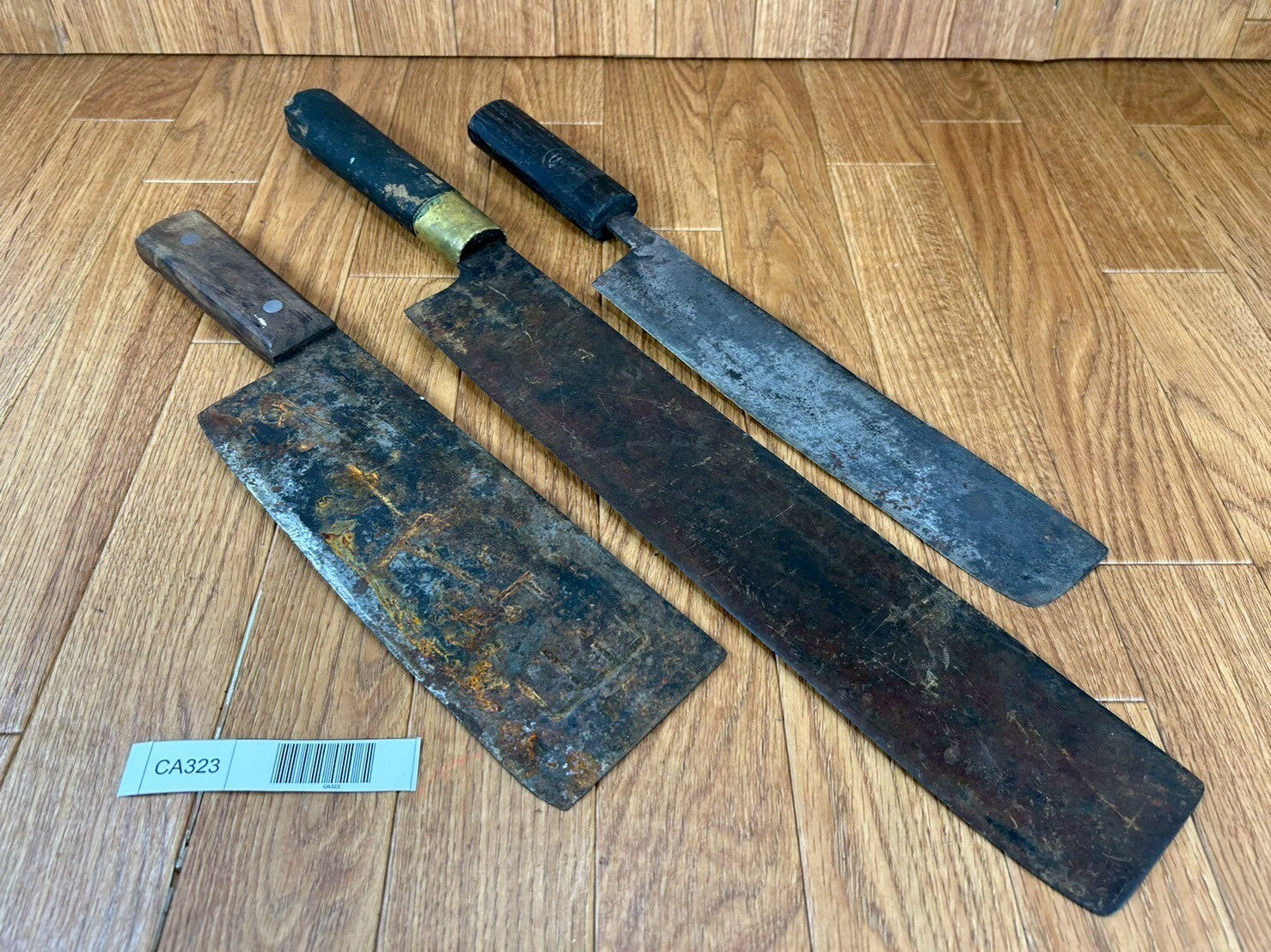BROKEN DAMAGED Japanese Chef's Kitchen Knife Vintage Japan HOCHO CA323