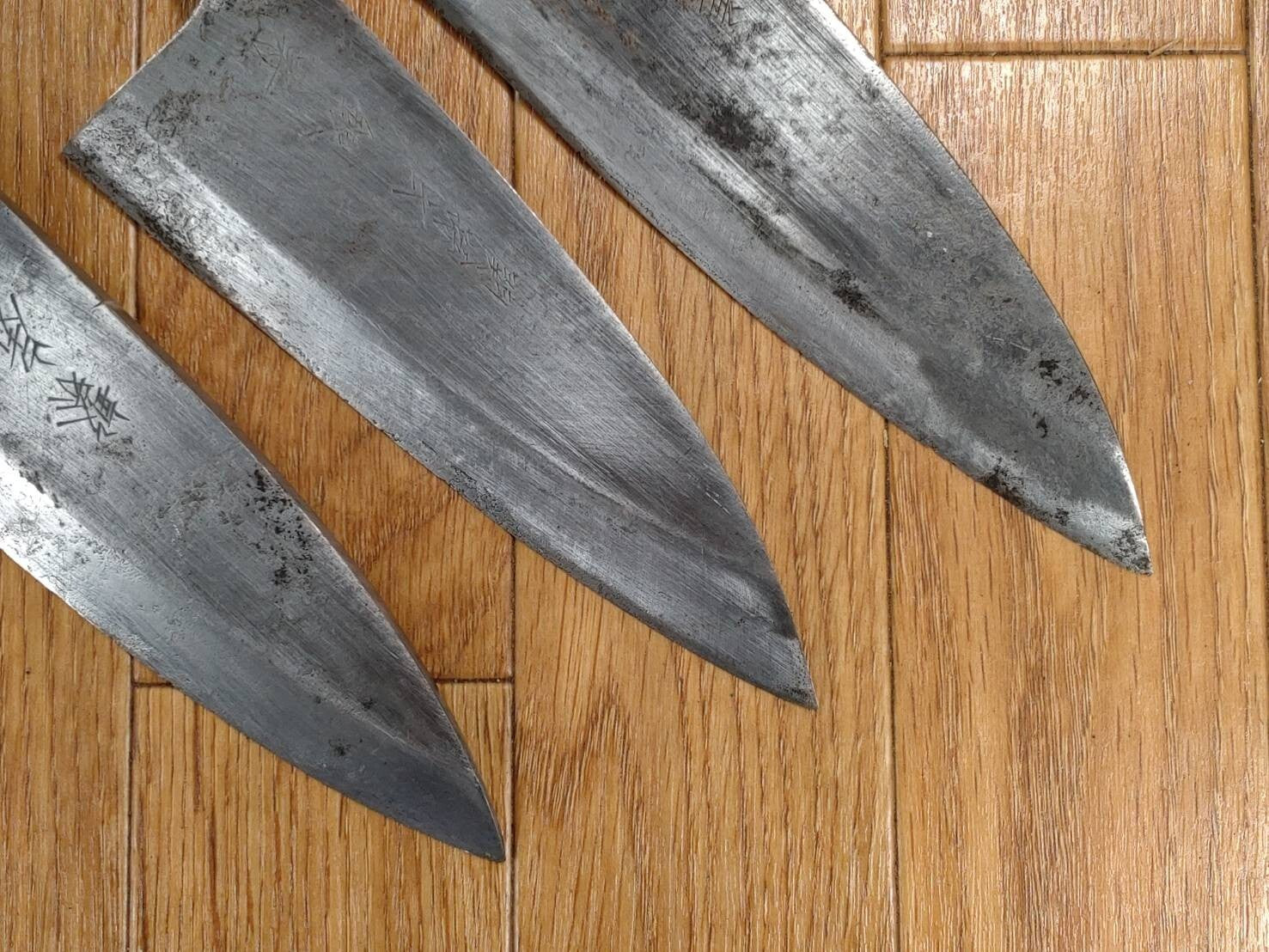 Japanese Chef's Kitchen Knife Set 3 Piece DEBA from Japan PA148