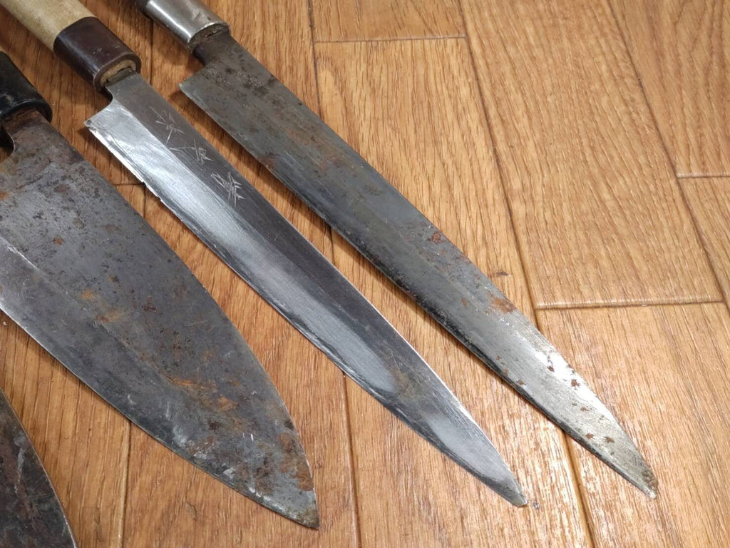 Japanese Chef's Kitchen Knife Set 5 Piece YANAGIBA DEBA from Japan HH259