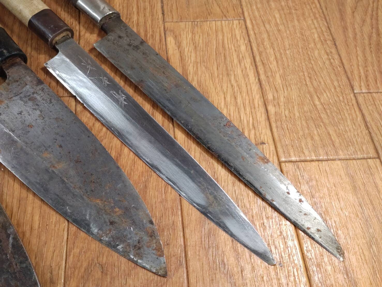 Japanese Chef's Kitchen Knife Set 5 Piece YANAGIBA DEBA from Japan HH259