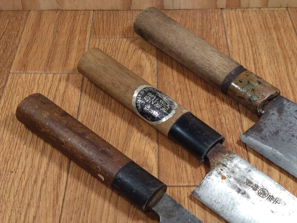 Japanese Chef's Kitchen Knife Set 3 Piece DEBA from Japan GG957