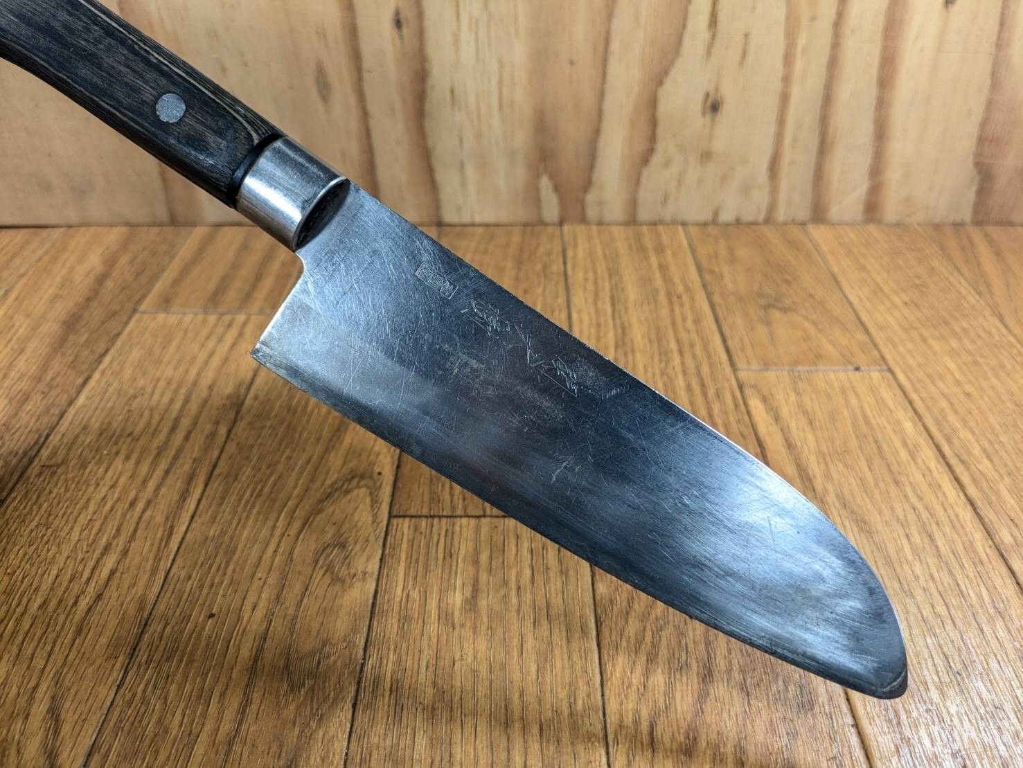 Japanese Chef's Kitchen Knife SANTOKU Vintage from Japan for All 160/295mm JJ280