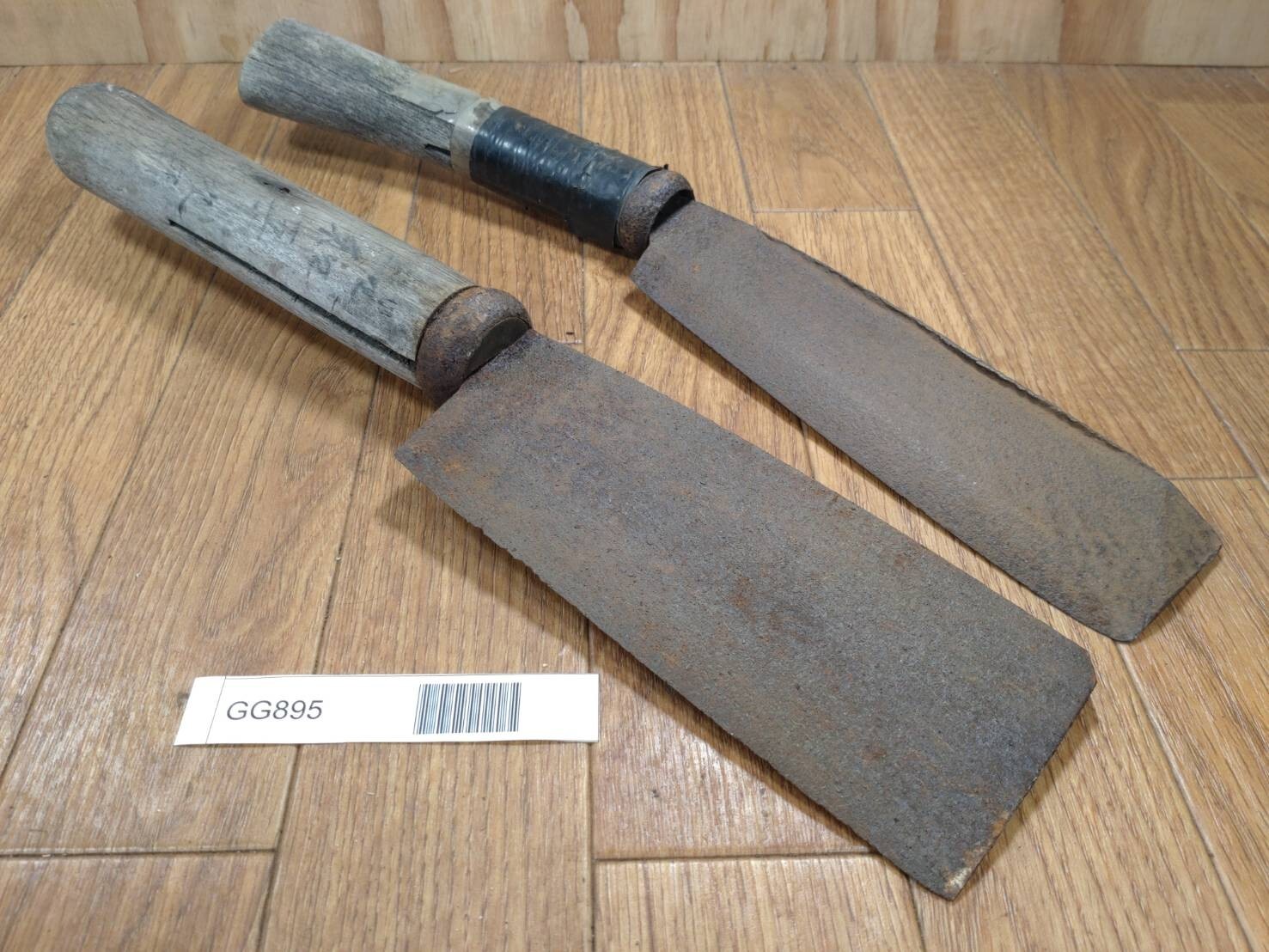 BROKEN DAMAGED Japanese Vintage Carpentry Tool NATA AXE ONO Hatchet SET GG895