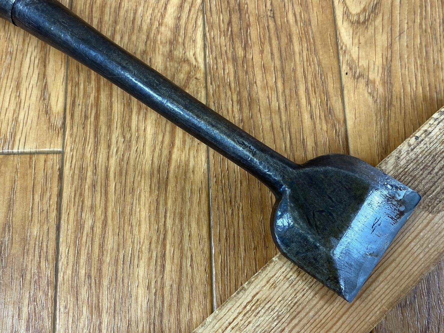 Japanese vintage chisel Tsuki Nomi Japan Signed Vintage 47mm 500mm long QA835