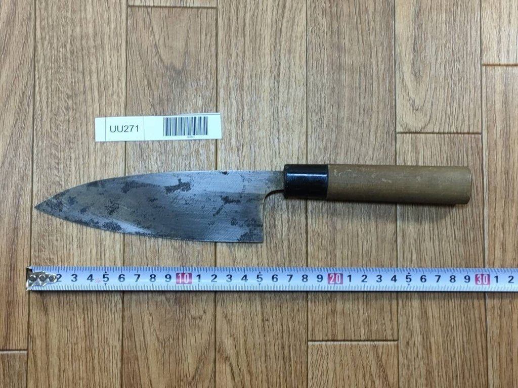 Japanese Chef's Kitchen Knife DEBA Vintage hocho OLD from Japan 152/290mm UU271