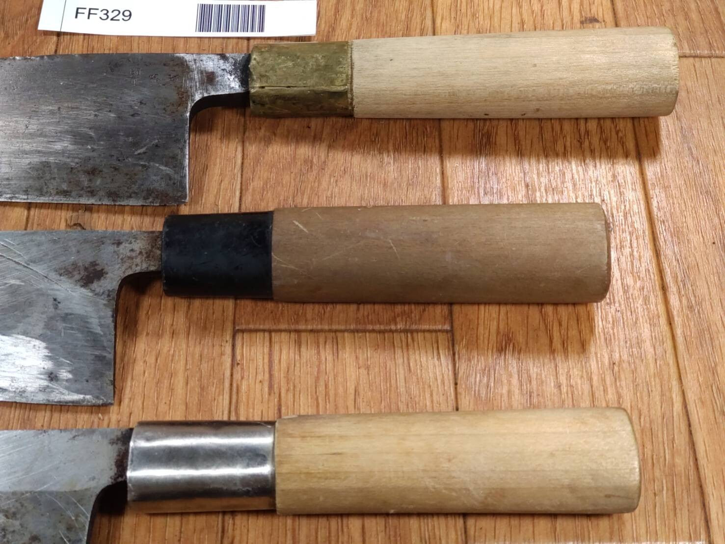 Japanese Chef's Kitchen Knife Set 3 Piece DEBA from Japan FF329