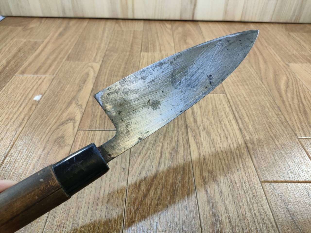 Japanese Chef's Kitchen Knife DEBA Vintage hocho OLD from Japan 147/288mm UU390