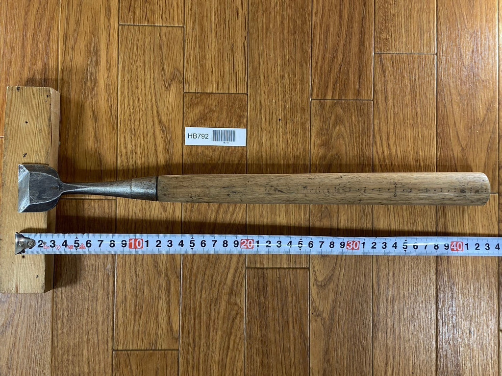 Japanese vintage chisel Tsuki Nomi Japan Signed Vintage 43mm 423mm long HB792