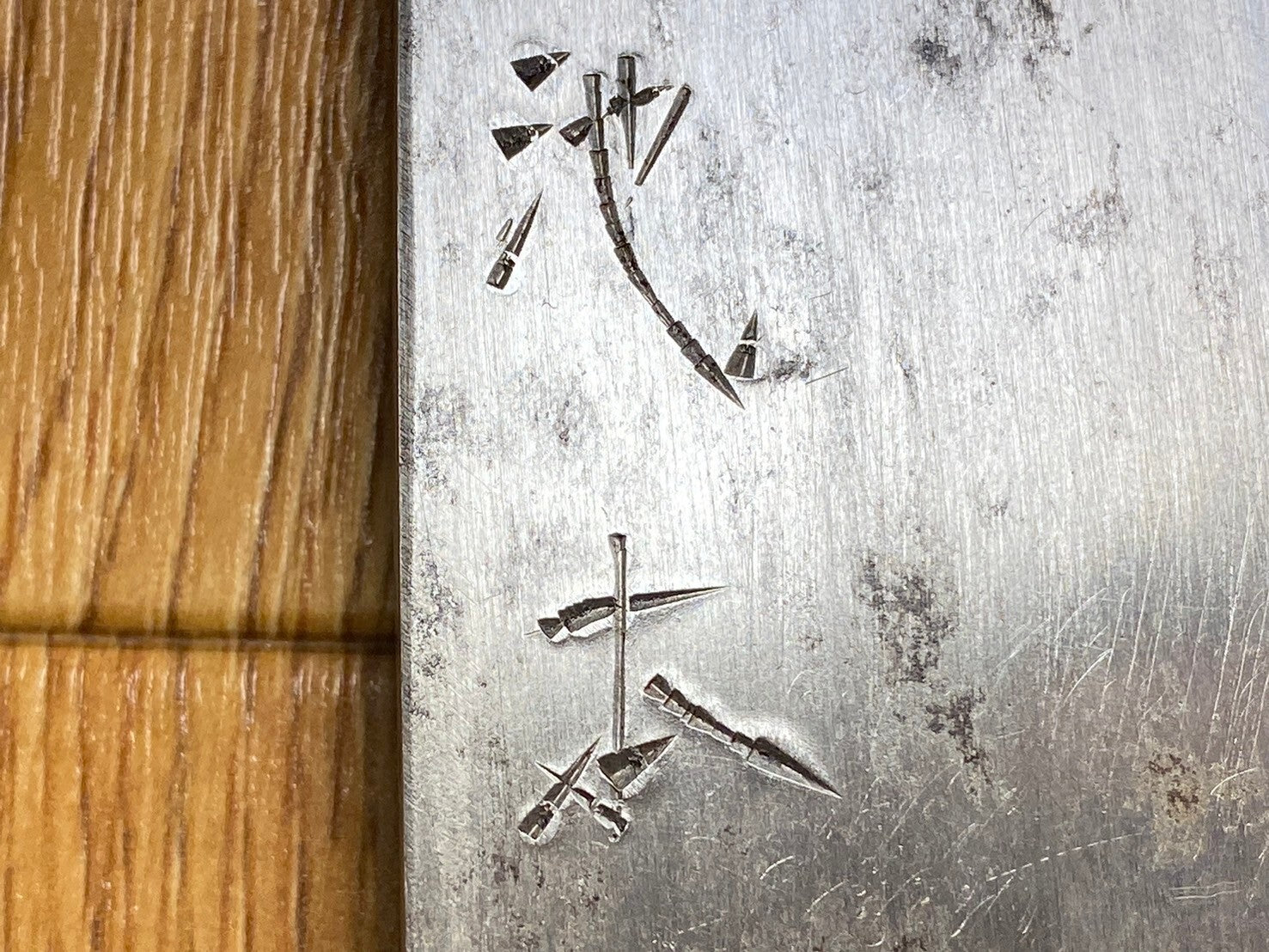 Japanese Chef's Kitchen Knife DEBA Vintage hocho OLD from Japan 152/295mm HB620