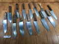 Damaged Lot of Japanese Chef's Kitchen Knives hocho set from Japan KB876