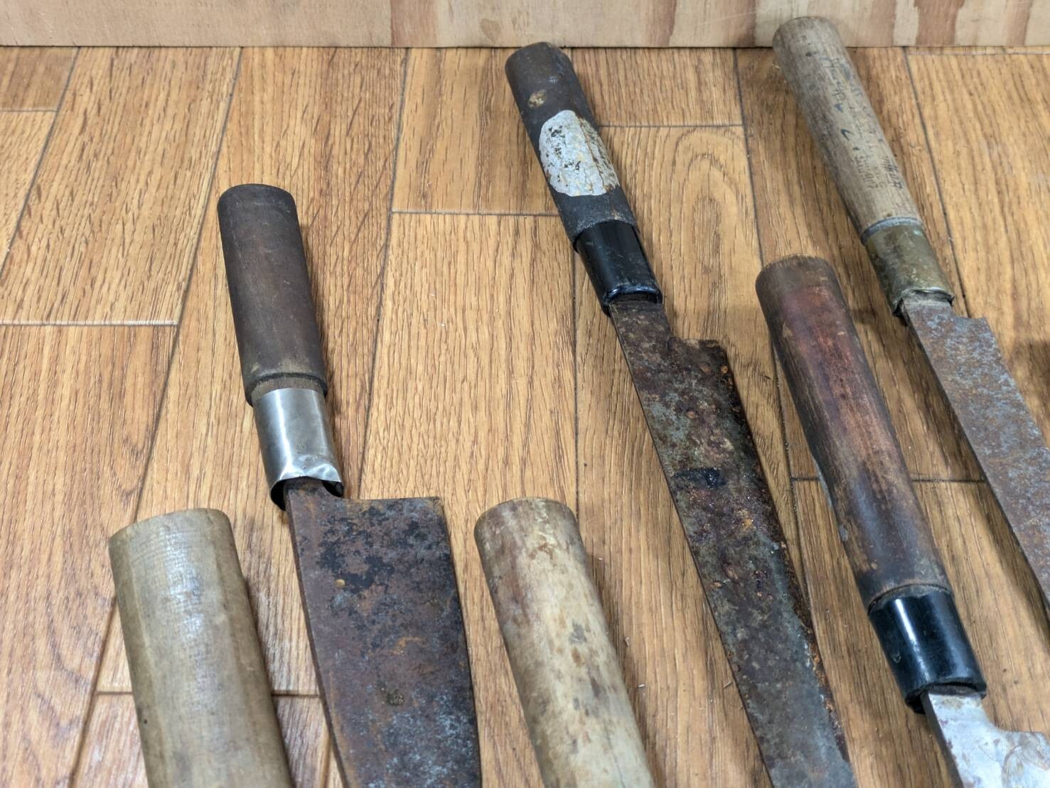 BROKEN DAMAGED Japanese Chef's Kitchen Knife Vintage Japan HOCHO JJ400