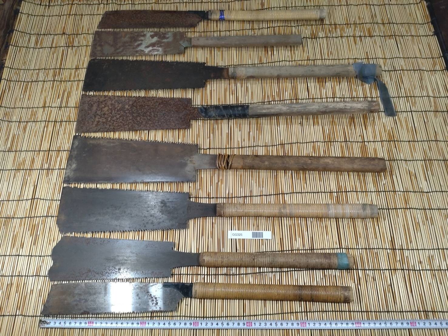 Broken Japanese vintage Pull Saw Draw Saw Carpentry Tool Japan blade 680mm GG325