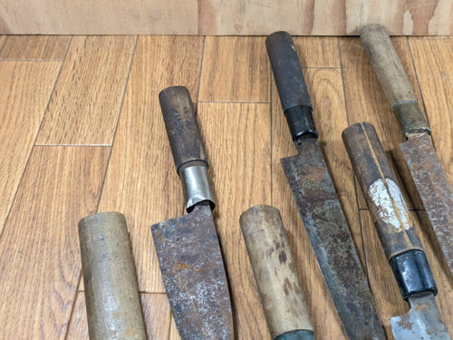 BROKEN DAMAGED Japanese Chef's Kitchen Knife Vintage Japan HOCHO JJ400