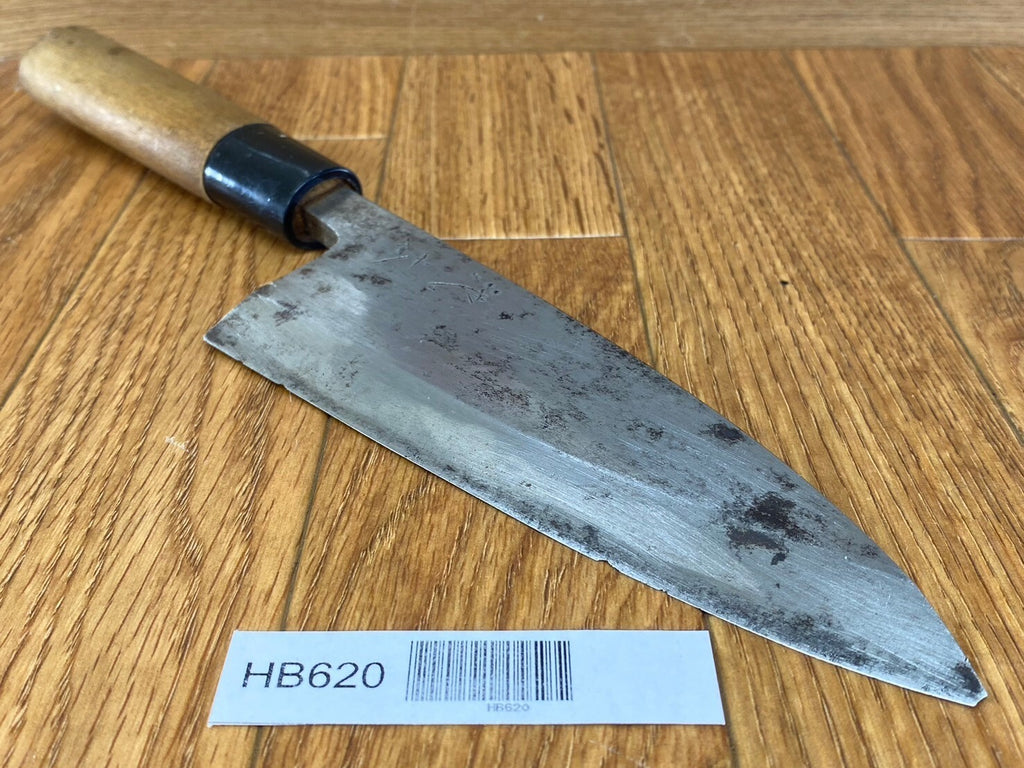 Japanese Chef's Kitchen Knife DEBA Vintage hocho OLD from Japan 152/295mm HB620