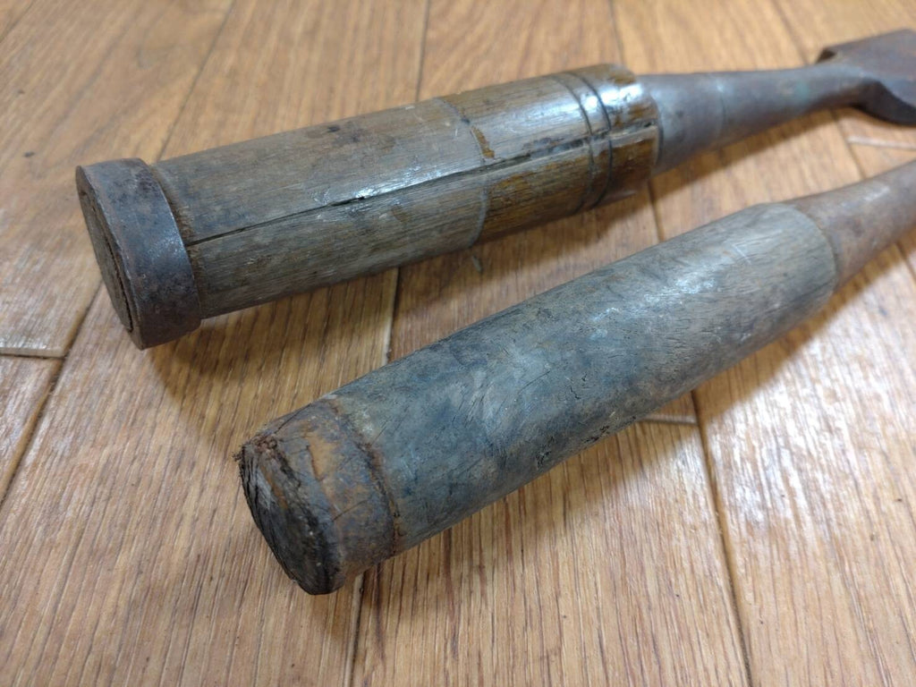 BROKEN DAMAGED Japanese vintage chisel Nomi 6.14.23.41mm HH299