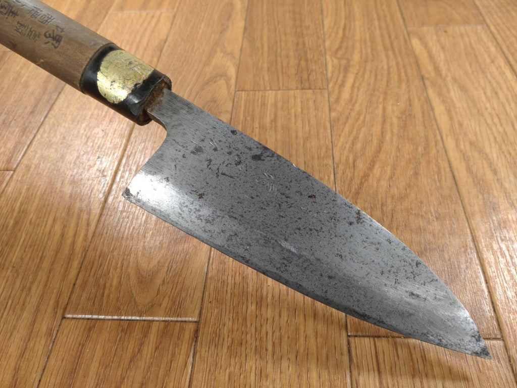 Japanese Chef's Kitchen Knife DEBA Vintage hocho OLD from Japan 152/288mm EM915