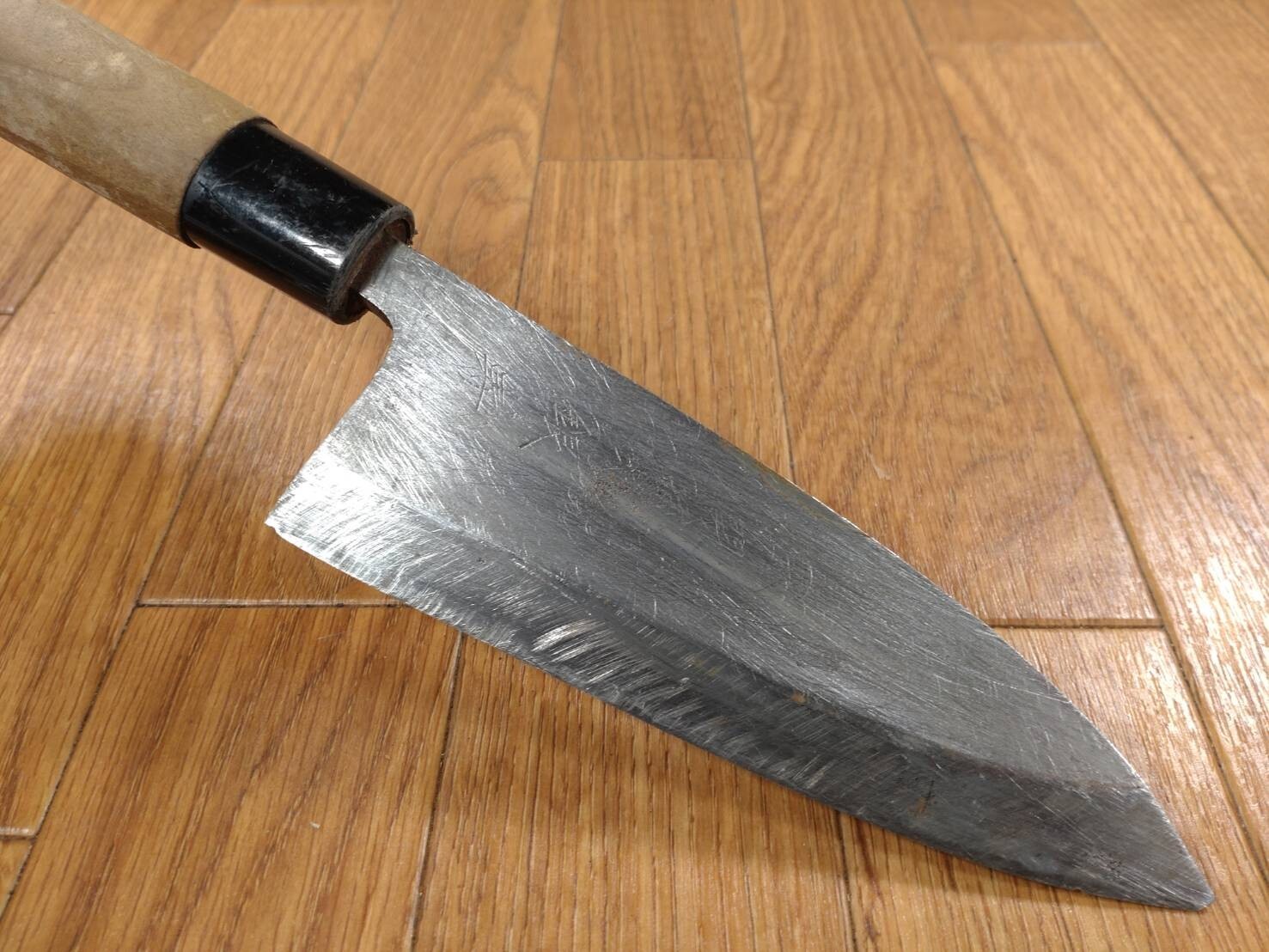 Japanese Chef's Kitchen Knife DEBA Vintage hocho OLD from Japan 144/273mm FF020