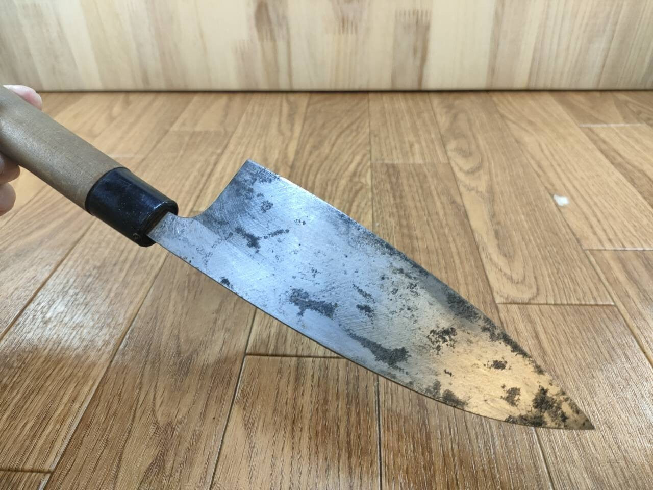 Japanese Chef's Kitchen Knife DEBA Vintage hocho OLD from Japan 152/290mm UU271