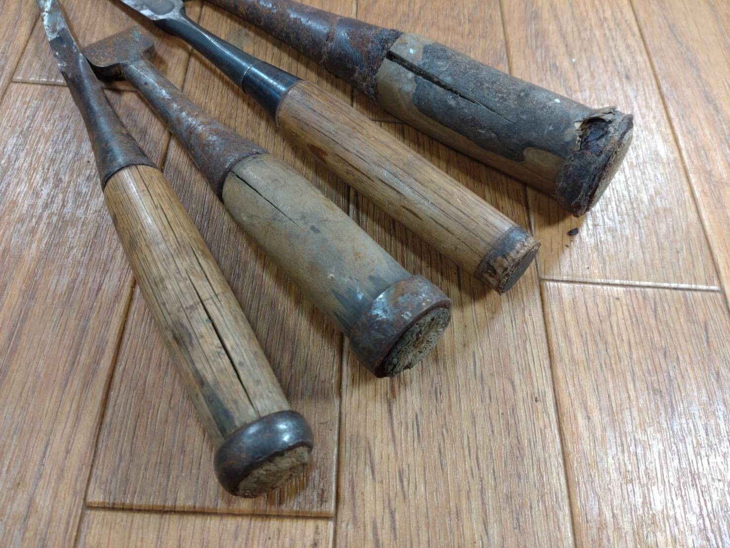 BROKEN DAMAGED Japanese vintage chisel Nomi 1.5.14.15.16.18.23.30.35mm HH297