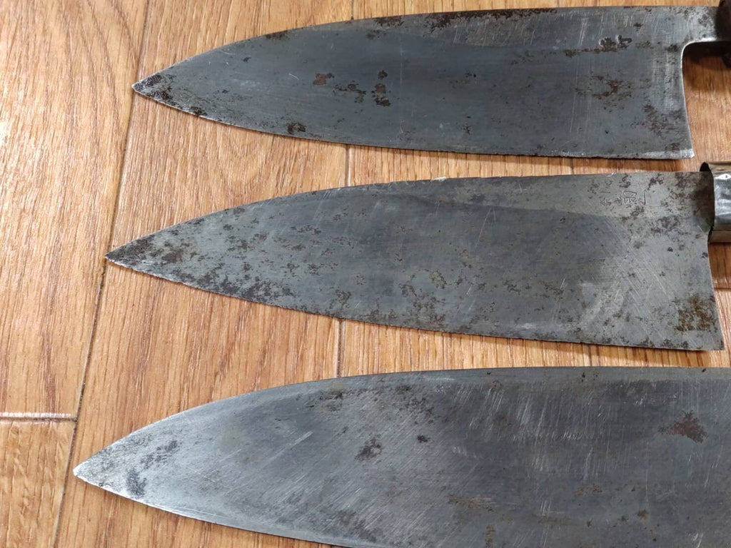 Japanese Chef's Kitchen Knife Set 3 Piece DEBA from Japan PA767