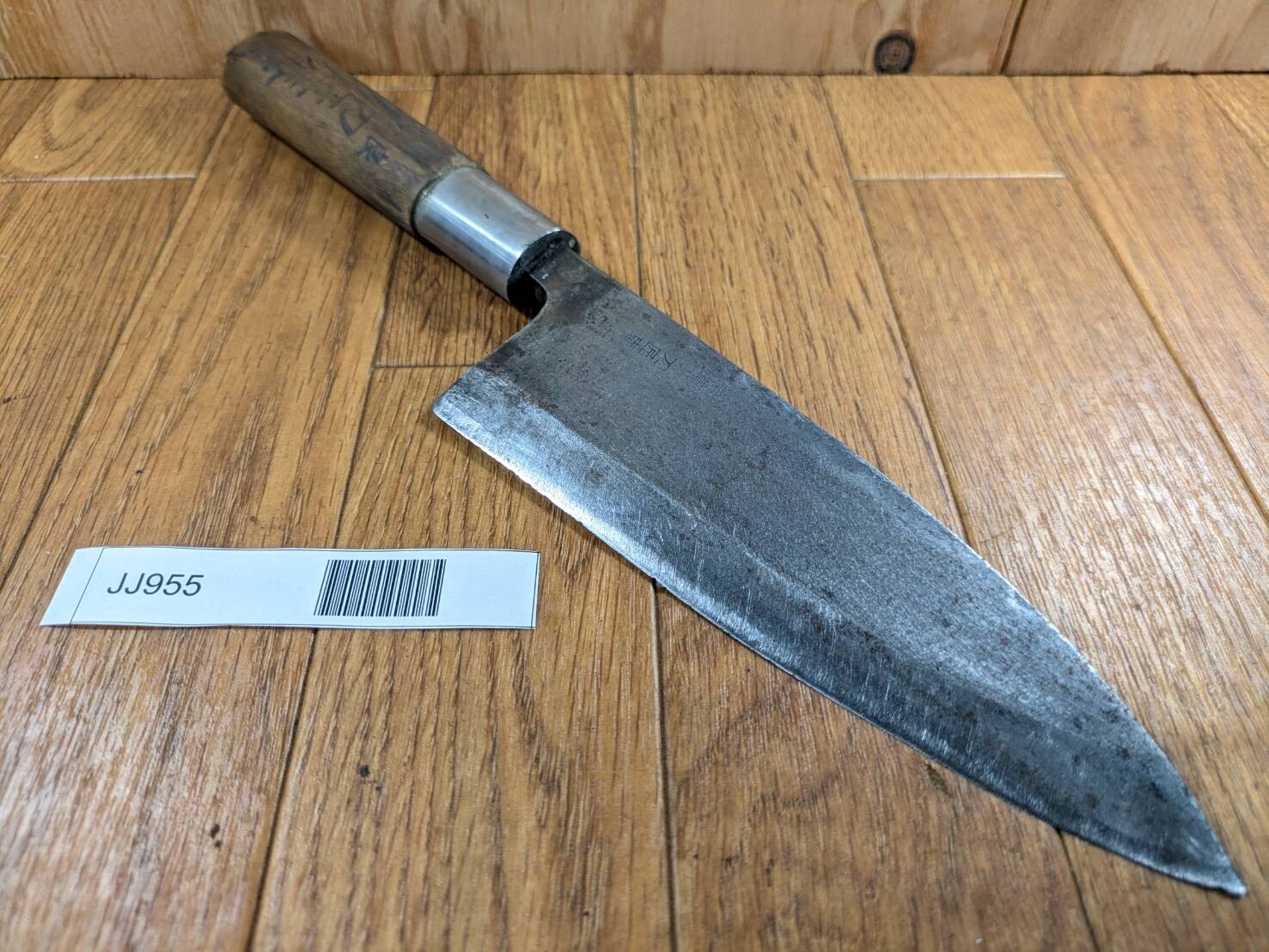 DAMAGED Japanese Chef's Kitchen Knife DEBA Vintage from Japan 161/305mm JJ955