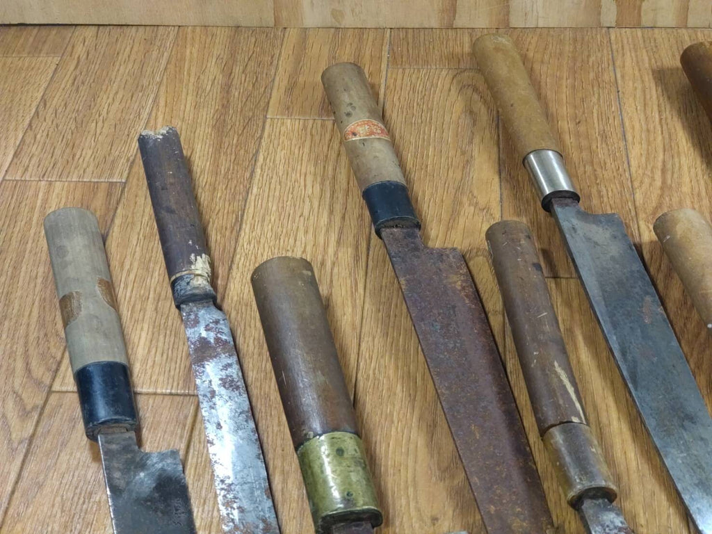 BROKEN DAMAGED Japanese Chef's Kitchen Knife Vintage Japan HOCHO BB213