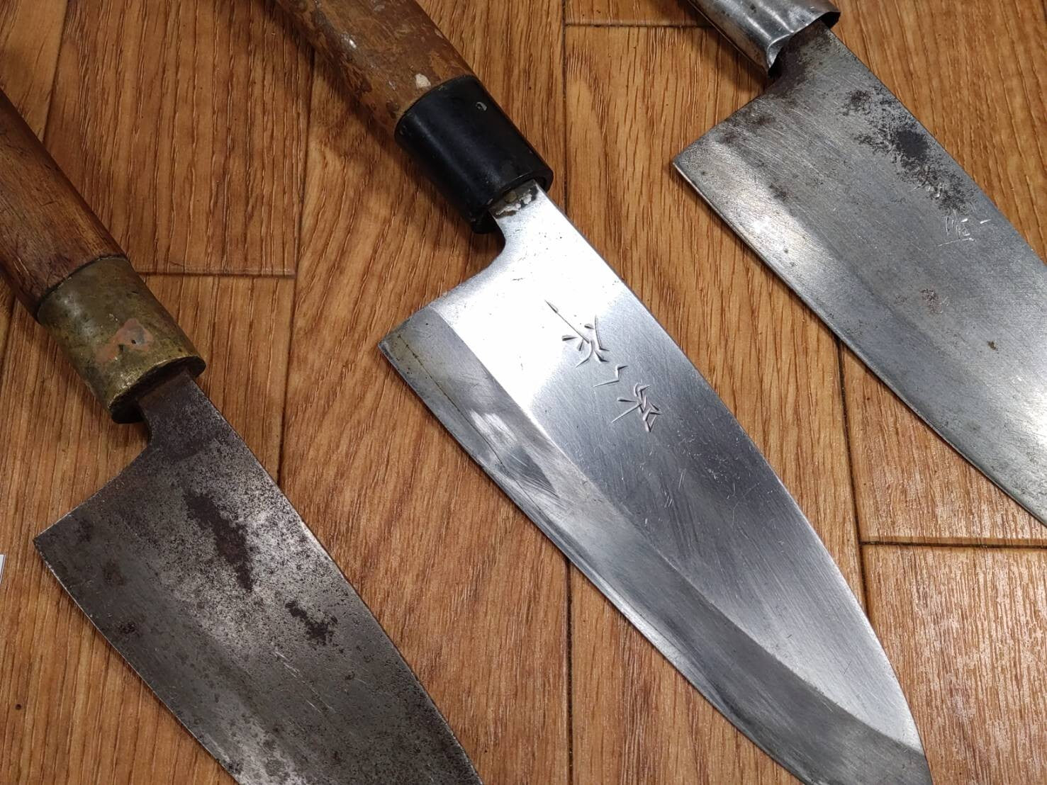 Japanese Chef's Kitchen Knife Set 3 Piece DEBA from Japan PA603