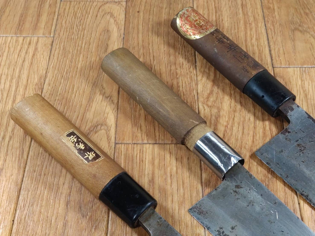 Japanese Chef's Kitchen Knife Set 3 Piece DEBA from Japan PA767